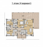 Дом из клееного бруса VZ-423